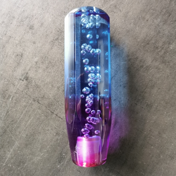 Bubble Shift Knob 8-Shaped 150mm Blue Purple