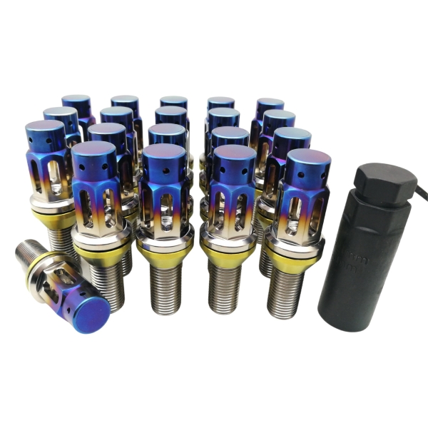 M14x1.5 Titanium Wheel Bolts Lug Nut Style - Rison