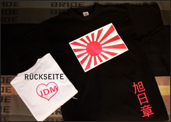 RisingSun 2 Flag JDM T-Shirt