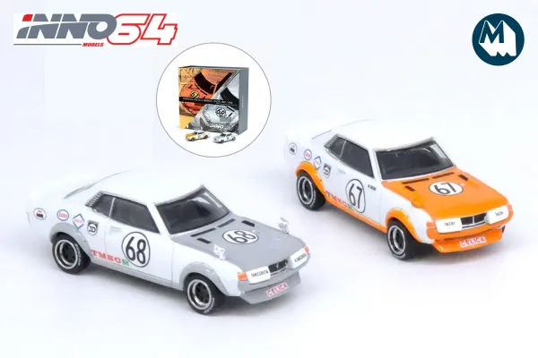 1/64 Toyota Celica 1600GT TA22 #67 & #68 Nippn Grandprix Set - INNO64