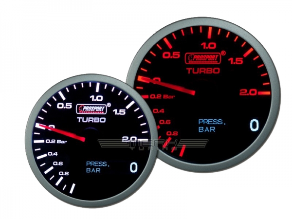 Prosport 2 in 1 Ladedruck und Druck 60mm Anzeige