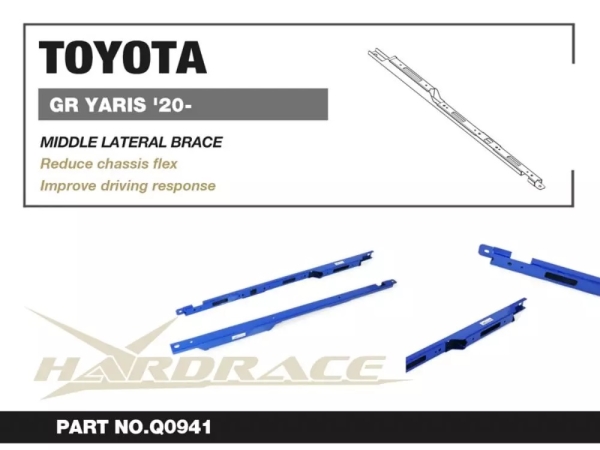 Hardrace Toyota Yaris GR Middle Lateral Brace