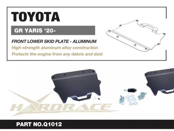 Hardrace Toyota Yaris GR Front Lower Skid Plate