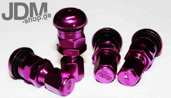 Aluminium Vocuum Tire Valve Stem With Cap 4Pcs/Set