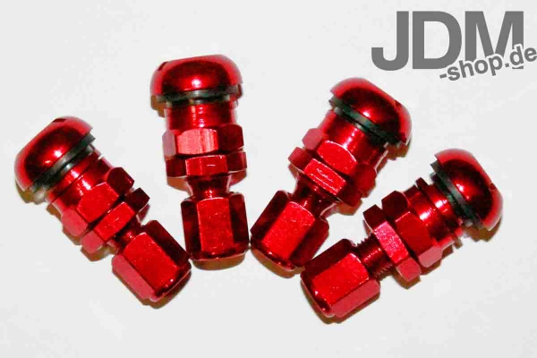 Aluminium Vocuum Tire Valve Stem With Cap 4Pcs/Set