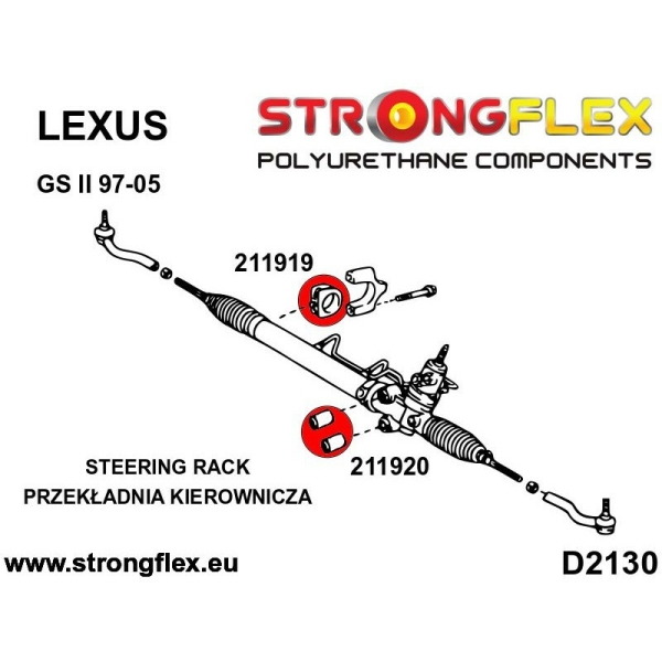 Lexus GS 97-05 Suspension Kit STREET STRONGFLEX PU 216246B