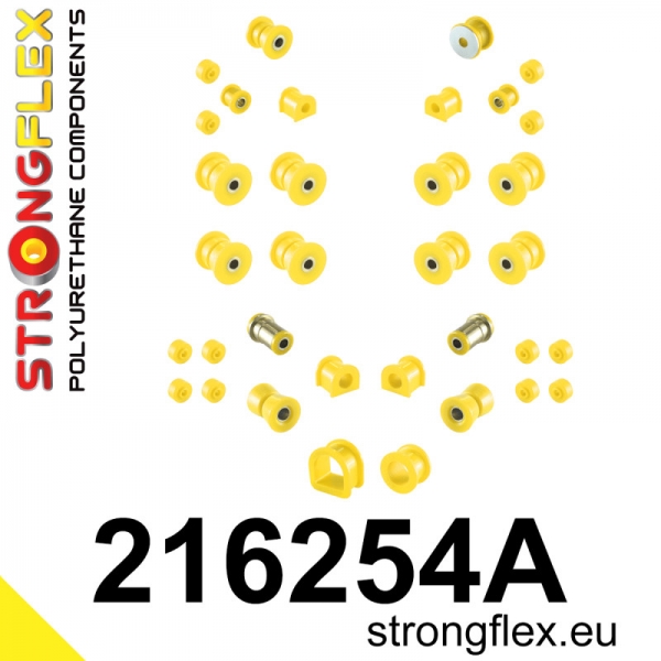 Toyota AE86 Suspension PU Bushing Kit SPORT Complete STRONGFLEX 216254A