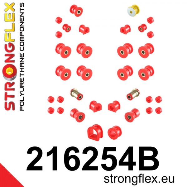 Toyota AE86 Suspension PU Bushing Kit STREET Complete STRONGFLEX 216254B