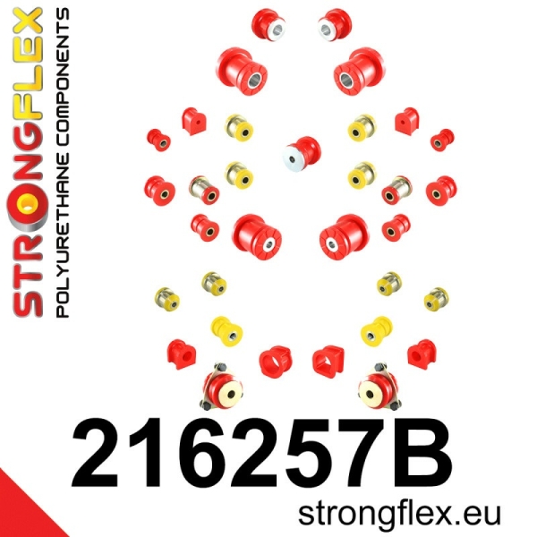 Lexus LS I (89-94) XF10 Suspension Bushing Kit STREET STRONGFLEX PU 216257B