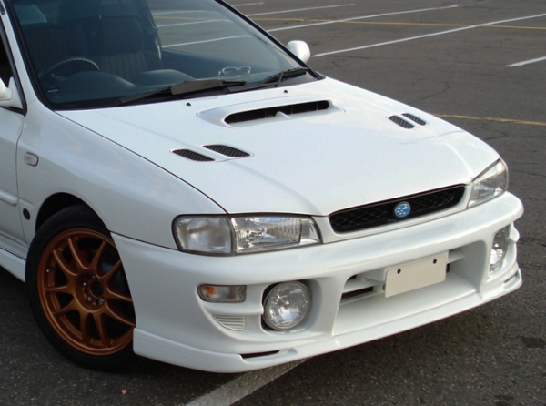 PU Design Subaru Impreza 98-00 STI Style Front Lip