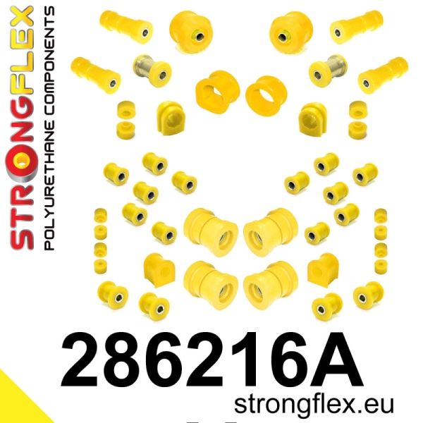 Nissan Skyline R32 AWD GT-R Suspension Bushing Kit SPORT STRONGFLEX PU 286216A