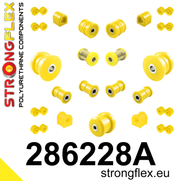 Nissan S12 83-88 Silvia Suspension Bushing Kit SPORT - STRONGFLEX PU 286228B