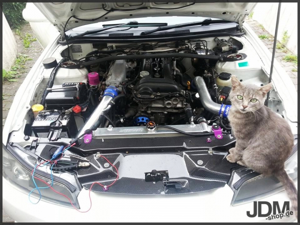 Nissan 200sx S14a Kouki Carbon Radiator Panel