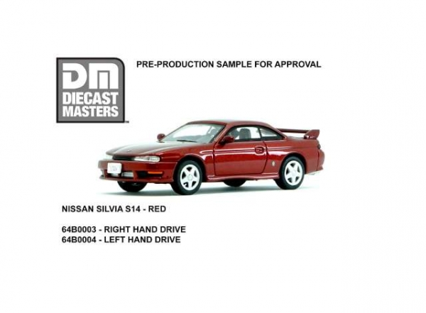 1/64 Nissan Silvia S14 LHD Red Container Special