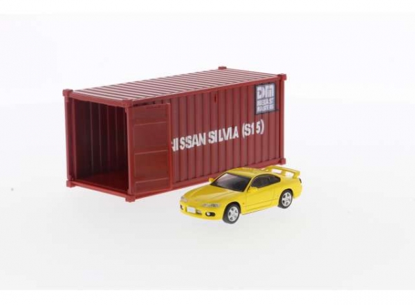 1/64 Nissan Silvia S15 RHD Yellow Container Special