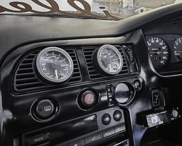 Nissan Skyline R33 Gauge Adapter 2x 60mm