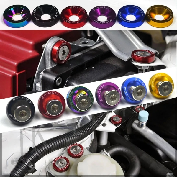 Jdm Fender Washer Motorraum Schrauben 10er Set