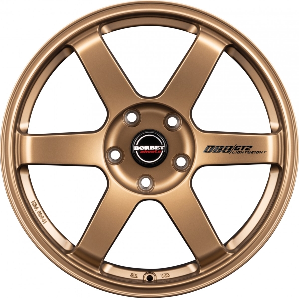 8.5x18 ET40 - LK 5x114.3 Borbet DB8GT2 Bronze Matt Wheel Set