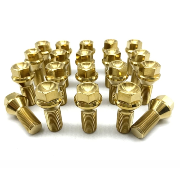 M12x1.5 Titan Conical Seat Lug Bolts for BMW - Rison