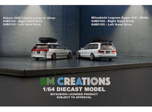 1/64  Subaru Legacy E Tune II Silber RHD - BM Creations