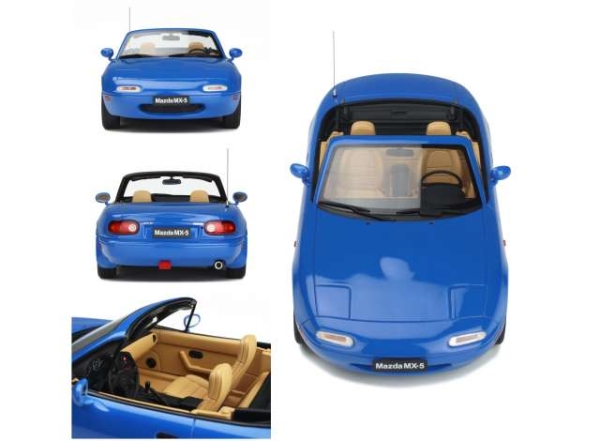 1/18 1/18 Mazda MX-5 NA Model Car Blue - Ottomobile
