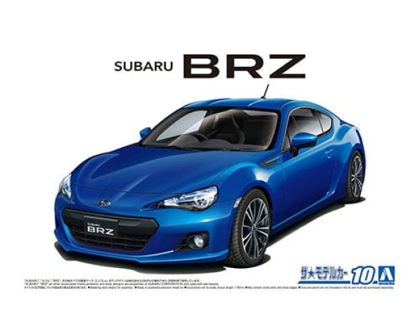 1/24 Aoshima 1/24 Aoshima Subaru BRZ ZC6 2012 #10 Plastic Modelkit