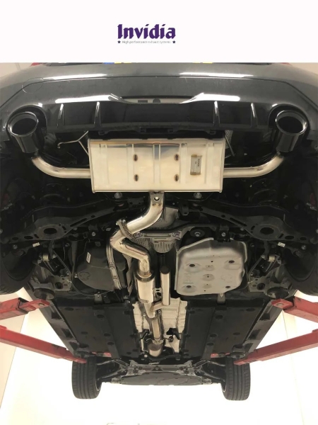 Invidia Q300 Toyota Yaris GR Black Tips