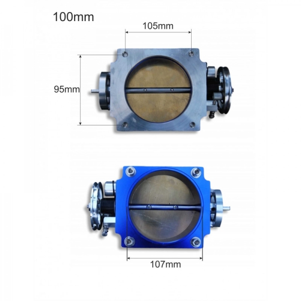 FMIC Drosselklappe Universal Aluminium
