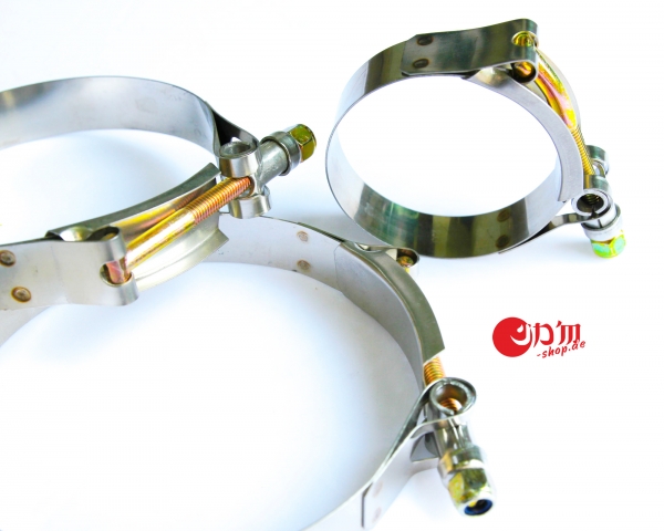 2-4 Inch Stainless Silicone Turbo Hose Coupler T BOLT Clamp