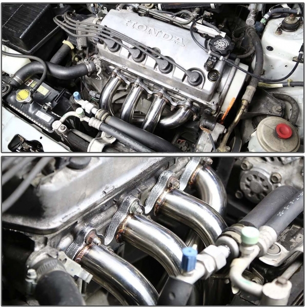 SK-Import Header 4-2-1 Stainless Steal Honda Civic,CRX,Del Sol
