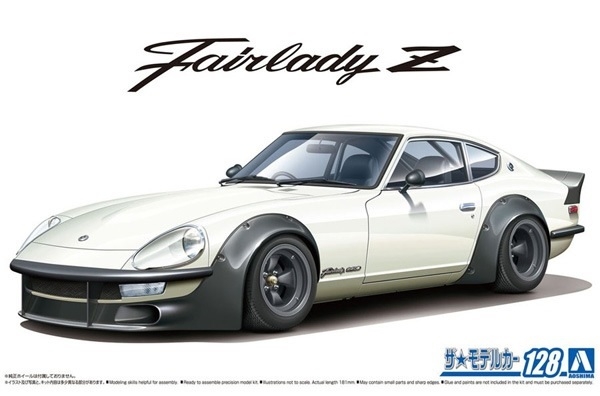 1/24 Aoshima Nissan Fairlady Z S30 Aero Custom Version 2 Plastic Modelkit