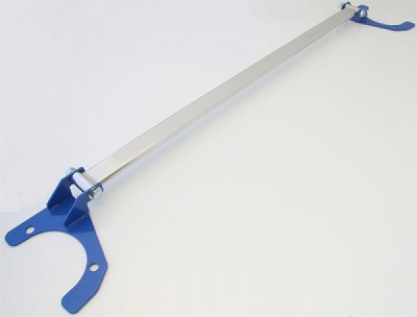 Mitsubishi Lancer Evo 6 Front Upper Strut Bar Flat Profile Polished / Blue M2