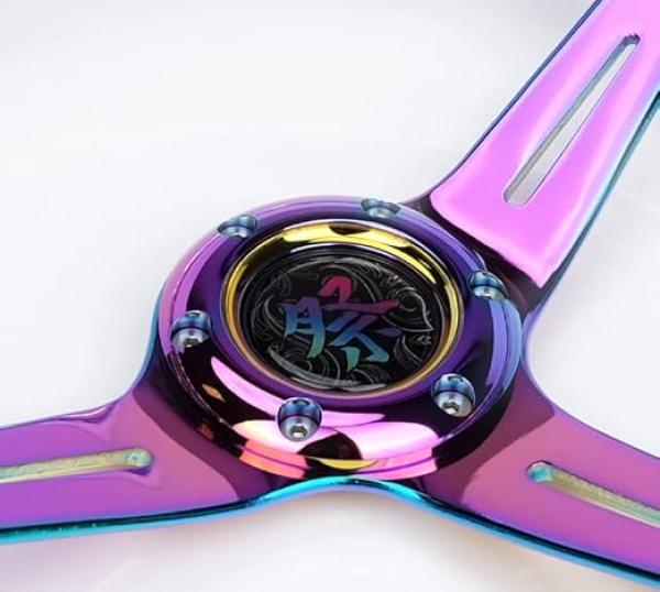 NRG Innovations Steering Wheel Matsuri Klar - Neo Chrome 350mm Acryl