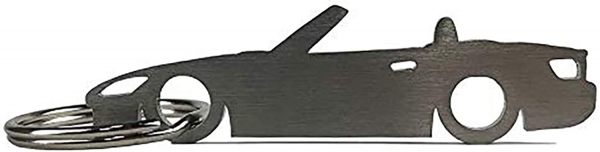 Honda S2000 Topless Silhouette Metall Keyring
