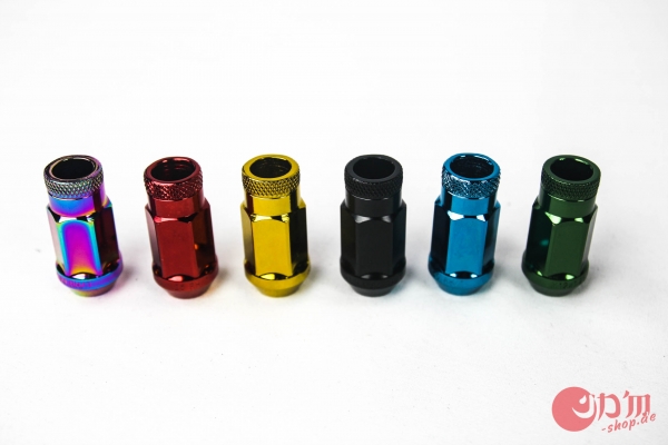 JAPAN Racing Steel LugNuts Open Style M12x1.25