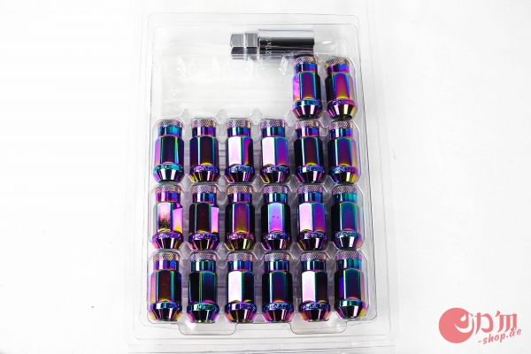 JAPAN Racing Steel LugNuts Open Style M12x1.25