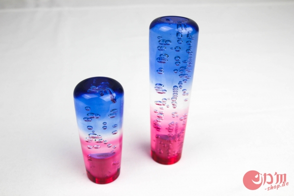 Bubble Dildo Style Shift Gear Knob 20cm Red White Blue LED