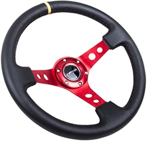 NRG Steering Wheel 350mm 76mm Leather