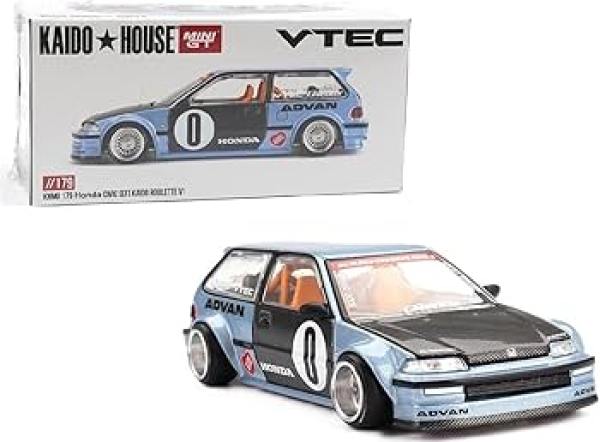 1/64 Kaido House Honda Civic EF Kaido Roulette V1 - MiniGT