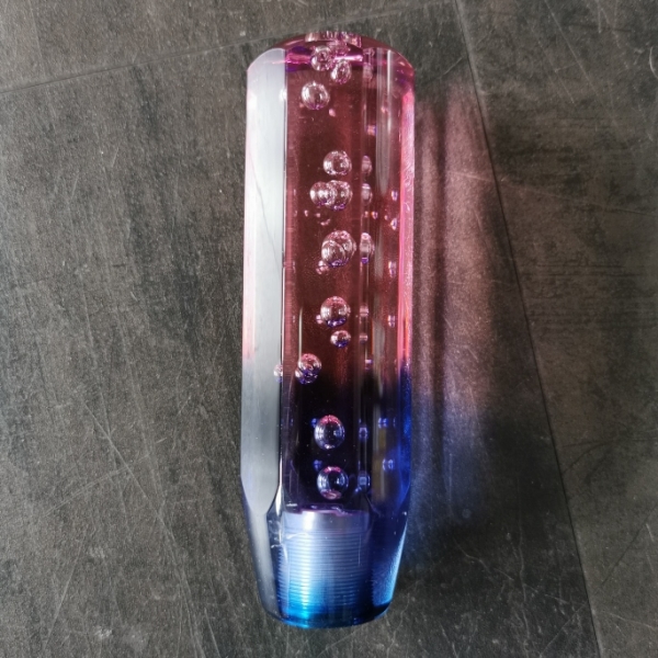Bubble Shift Knob 8-Shaped 150mm Rose Blue