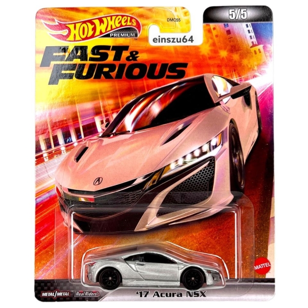 1/64 Hot Wheels Acura NSX Silver