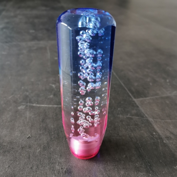Bubble Shift Knob 8-Shaped 150mm Blue White Pink
