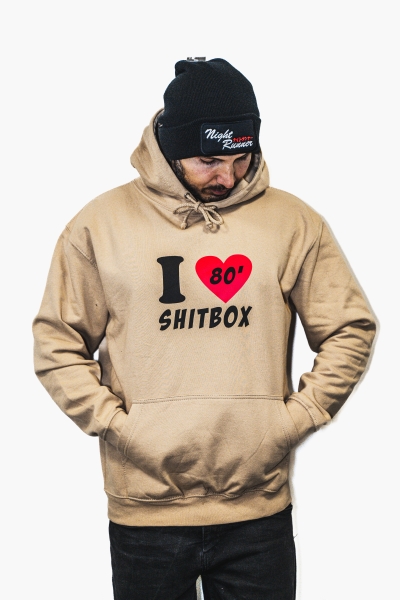 80s Shitbox Hoodie / Sweatshirt / Pullover Sand - JDM-SHOP
