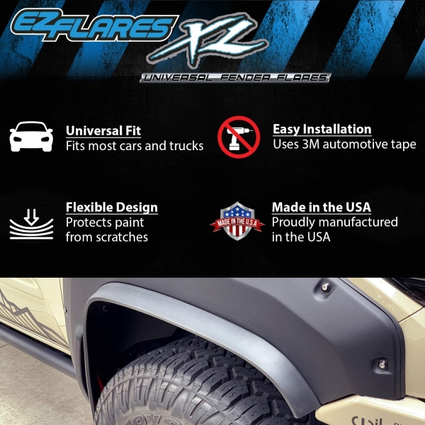EZ-Lip XL Fender Flares Kotflügelverbreiterung