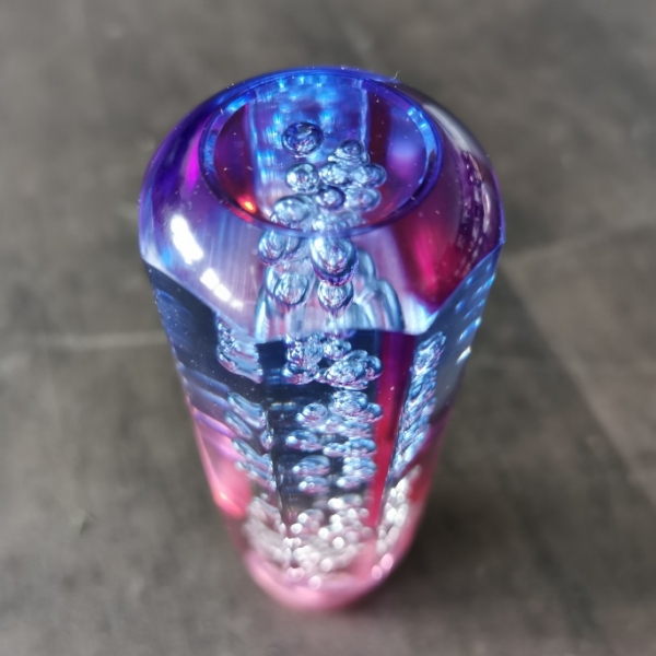 Bubble Shift Knob 8-Shaped 150mm Blue White Pink