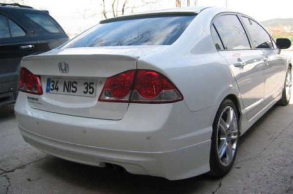 Honda Civic 4D/Hybrid 05+ Mugen Look ABS Rear Lip