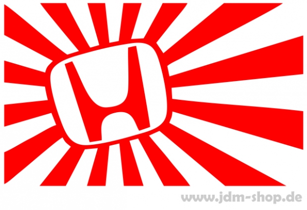 Rising Sun Honda Aufkleber Decal