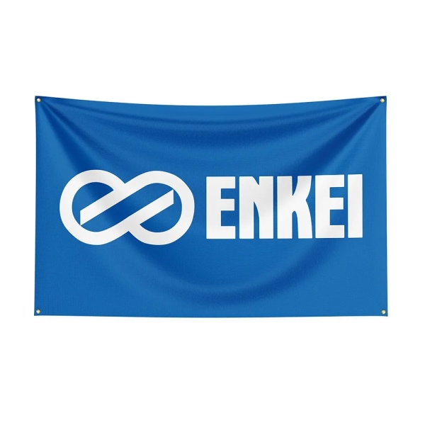 Banner Enkei Blau 90cm x 150cm