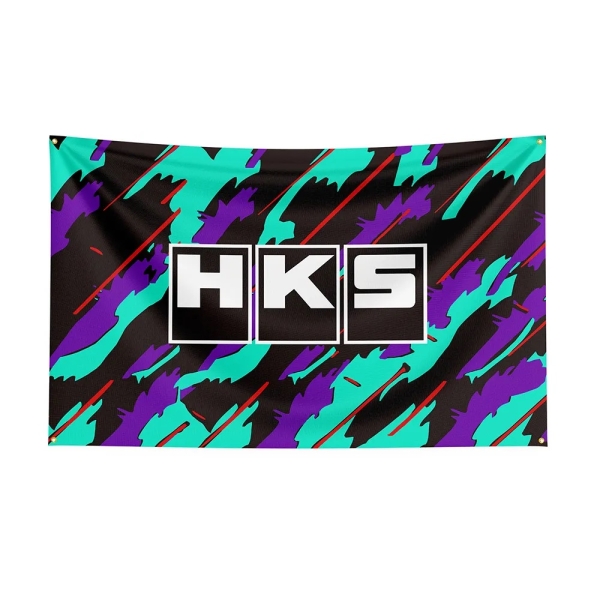Banner HKS Oil Slick 90cm x 150cm