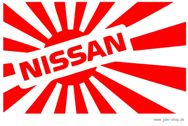 Rising Sun Nissan Decal